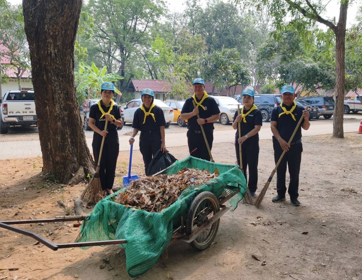 พช.มหาสารคาม ร่วมกิจกรรมจิตอาสาพัฒนา เนื่องในวันคล้ายวันพระราชสมภพพระบาทสมเด็จพระพุทธเลิศหล้านภาลัย